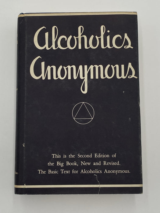 Alcoholics Anonymous Second Edition Big Book 15th Printing with ODJ Recovery Collectibles
