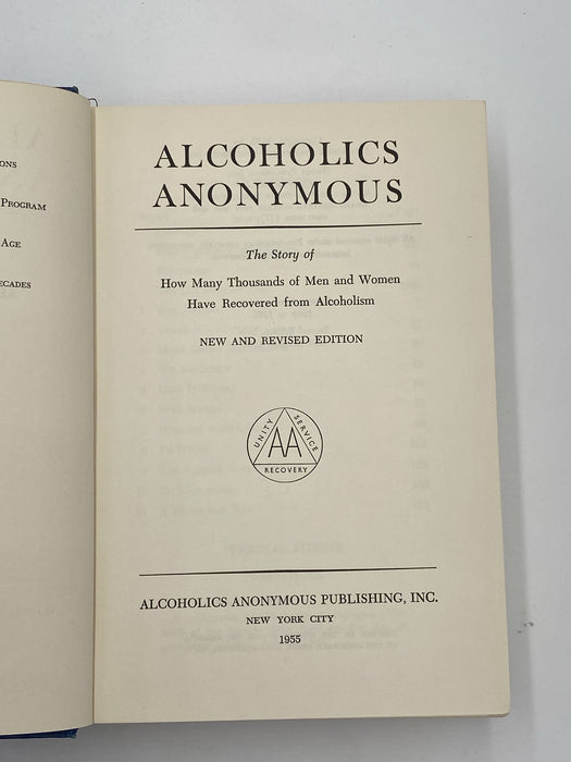 Alcoholics Anonymous 2nd Edition 3rd Printing 1959 - ODJ Recovery Collectibles
