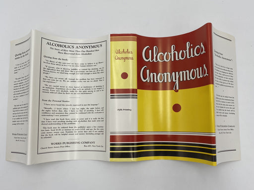 Alcoholics Anonymous Big Book First Edition 5th Printing 1944 - RDJ Recovery Collectibles