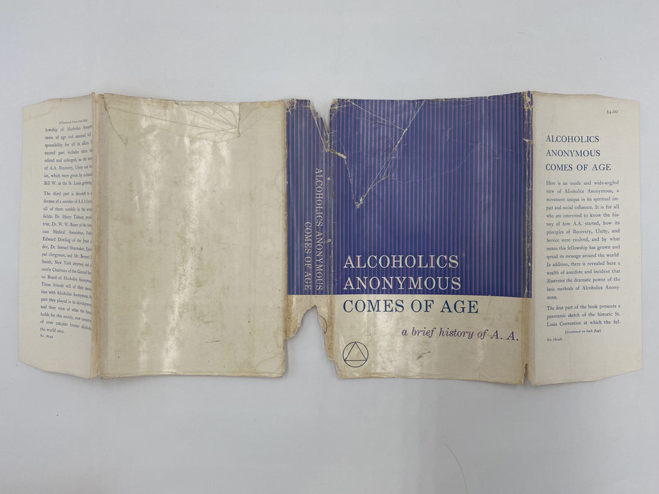 Alcoholics Anonymous Comes Of Age - 1st Printing H-G - 1957 David Shaw