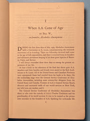 Alcoholics Anonymous Comes Of Age - Harper & Brothers 1st Edition 1957 - ODJ David Shaw