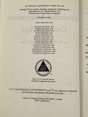 Alcoholics Anonymous Comes Of Age 15th Printing 1989 - ODJ Recovery Collectibles