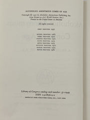 Alcoholics Anonymous Comes Of Age 9th Printing 1980 Recovery Collectibles