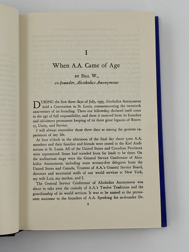 Alcoholics Anonymous Comes Of Age 9th Printing 1980 Recovery Collectibles