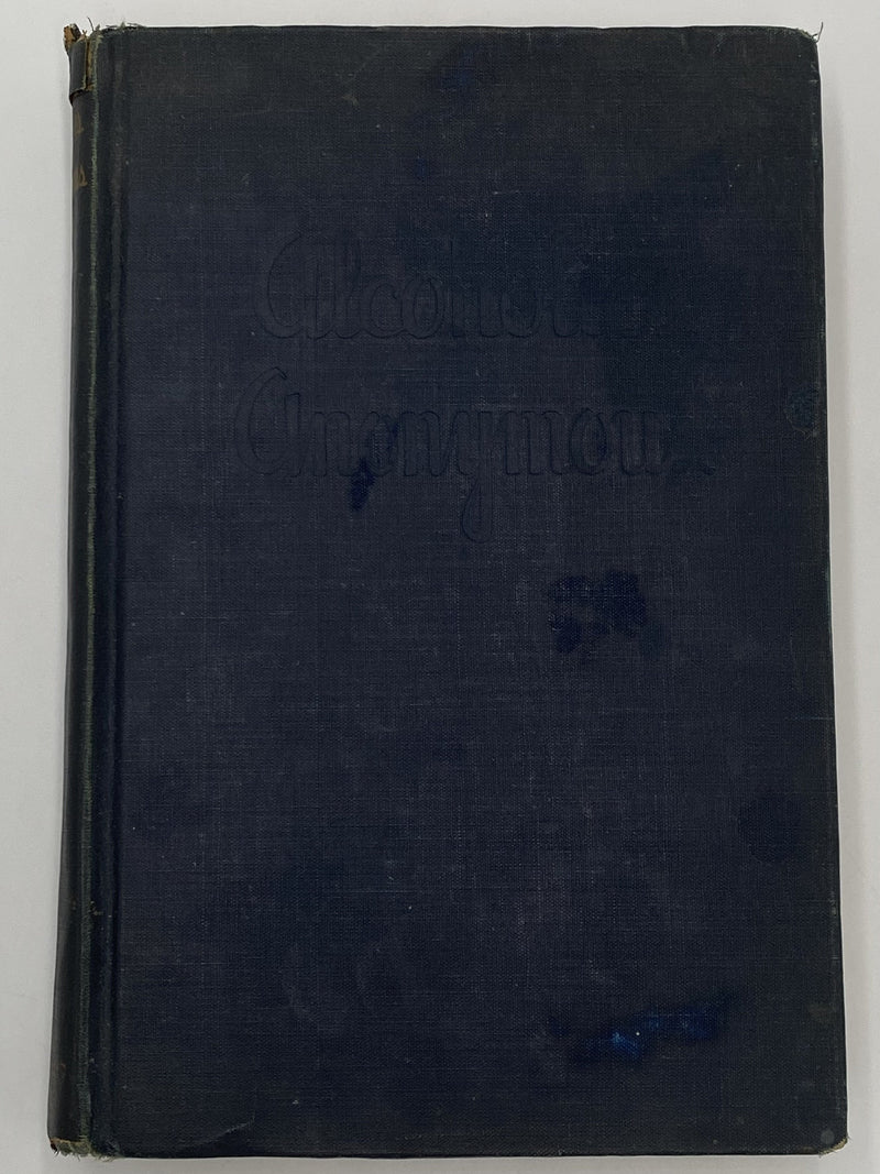 Alcoholics Anonymous Extremely RARE First Edition 7th Printing Big Book 1945 - RDJ Recovery Collectibles