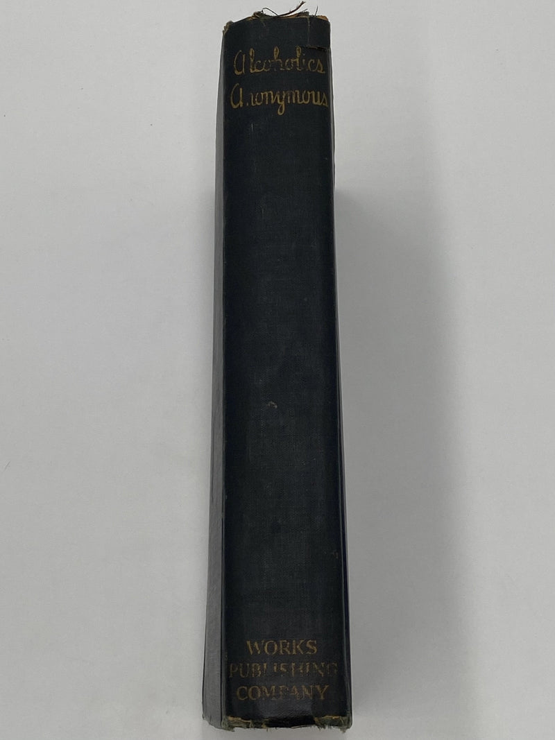 Alcoholics Anonymous Extremely RARE First Edition 7th Printing Big Book 1945 - RDJ Recovery Collectibles
