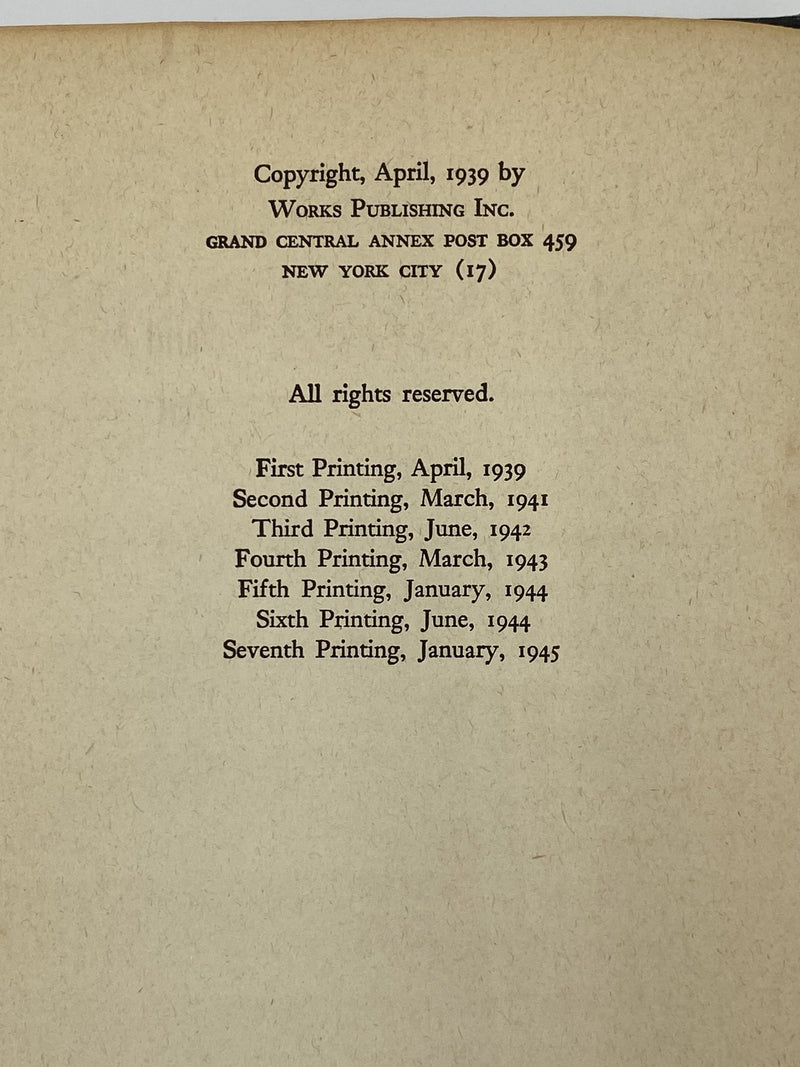 Alcoholics Anonymous Extremely RARE First Edition 7th Printing Big Book 1945 - RDJ Recovery Collectibles