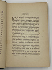Alcoholics Anonymous Extremely RARE First Edition 7th Printing Big Book 1945 - RDJ Recovery Collectibles