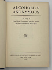 Alcoholics Anonymous First Edition 16th Printing Big Book Dr. Sucher