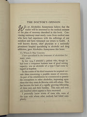 Alcoholics Anonymous First Edition 16th Printing Big Book Dr. Sucher