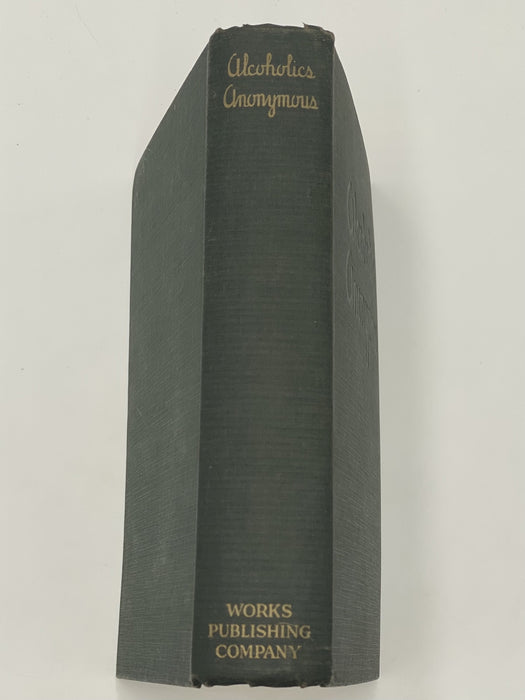Alcoholics Anonymous First Edition 4th Printing Big Book 1943 - Green Cover Dr. Sucher