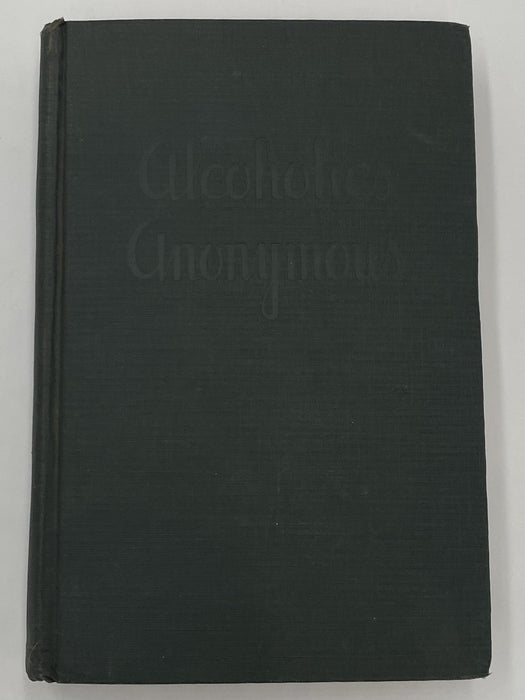 Alcoholics Anonymous First Edition 4th Printing Big Book 1943 - Green Cover Dr. Sucher