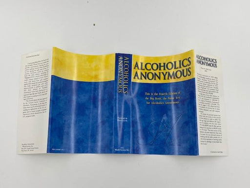 Alcoholics Anonymous Fourth Edition Big Book 3rd Printing Recovery Collectibles