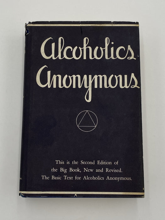 Alcoholics Anonymous Second Edition Big Book 14th Printing with ODJ Recovery Collectibles