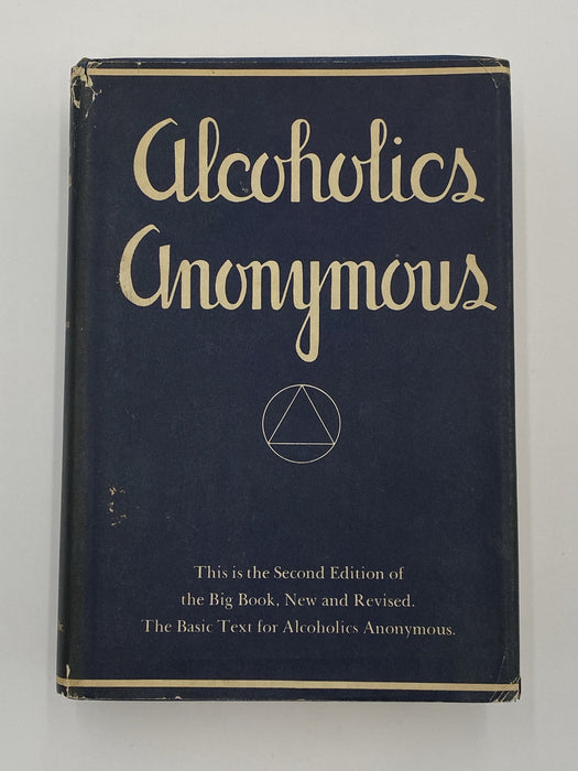 Alcoholics Anonymous Second Edition Big Book 5th Printing with ODJ Recovery Collectibles