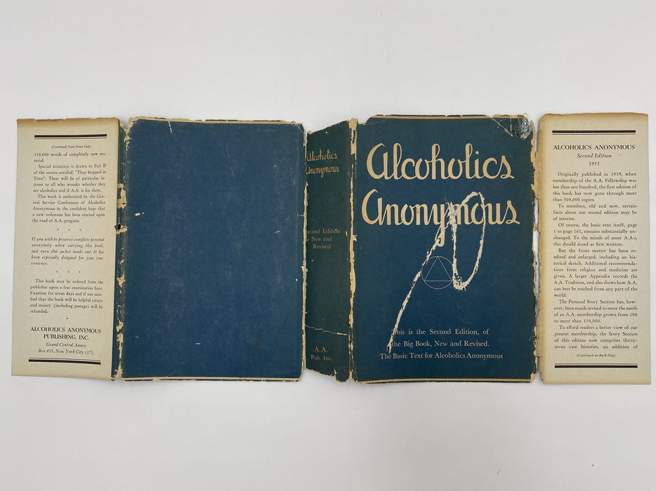 Alcoholics Anonymous Second Edition First Printing 1955 - ODJ Recovery Collectibles