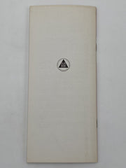 Alcoholics Anonymous and the Medical Profession - January 1955 First Printing Pamphlet Paul Henke