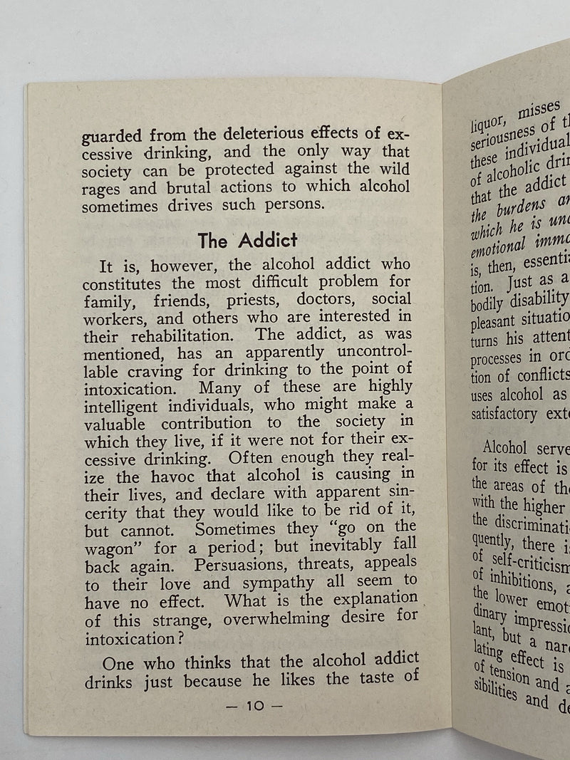 Alcoholics Anonymous by J.E. Doherty - 3rd Printing 1957 Recovery Collectibles