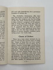 Alcoholics Anonymous by J.E. Doherty - 3rd Printing 1957 Recovery Collectibles