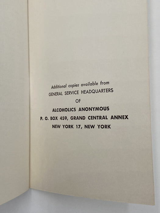 Alcoholics Anonymous by Jack Alexander - 1955 Recovery Collectibles