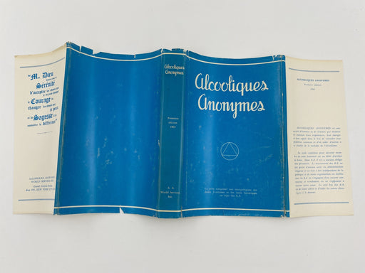Alcooliques Anonymes - French Translated Big Book - ODJ Recovery Collectibles