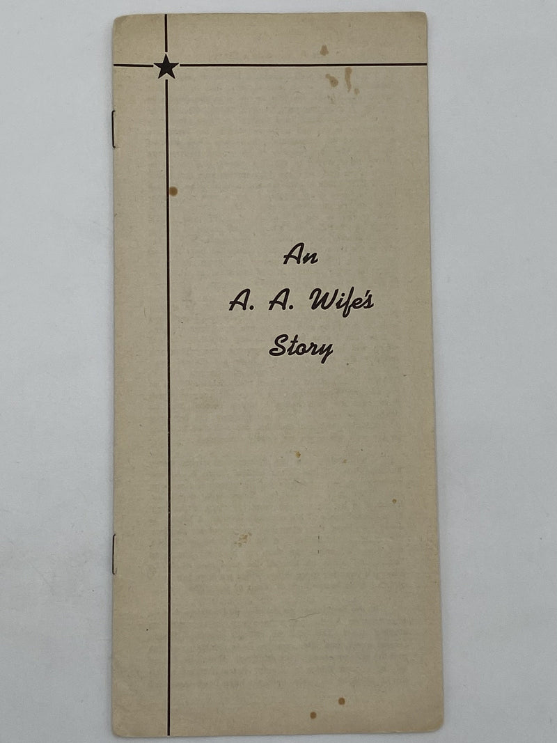 An A.A. Wife’s Story Recovery Collectibles