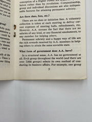 An Introduction to AA - Broward County 1959 Recovery Collectibles