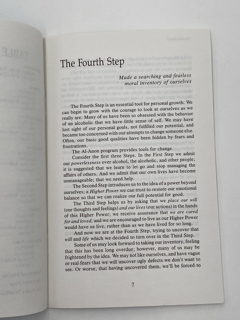 Blueprint For Progress - Al-Anon’s Fourth Step Inventory - 1976 Recovery Collectibles
