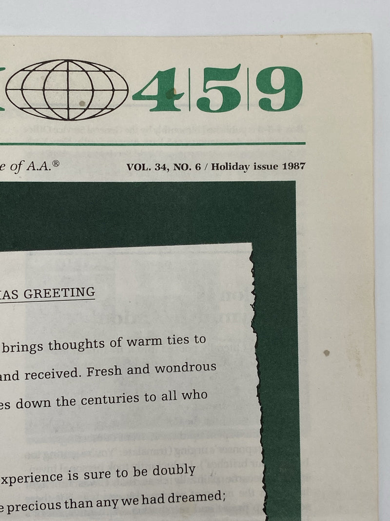 Box 4-5-9 - 1987 Holiday Issue Recovery Collectibles