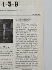 Box 4-5-9 - April-May 1970 Issue Recovery Collectibles