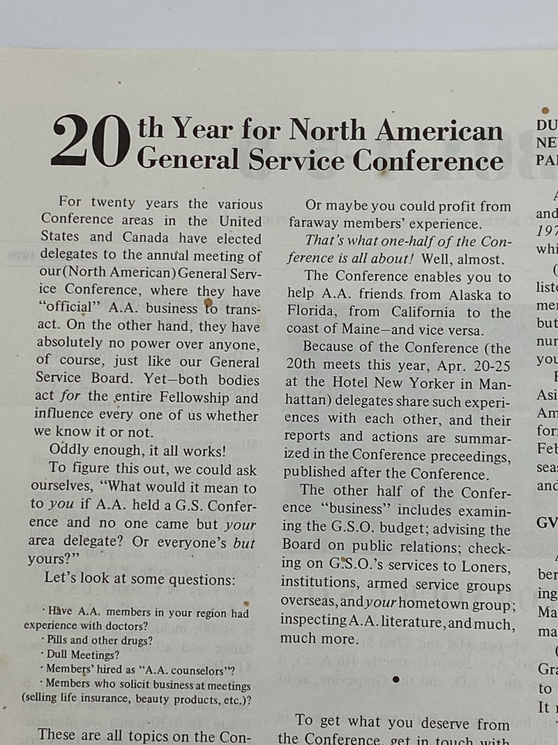 Box 4-5-9 - April-May 1970 Issue Recovery Collectibles