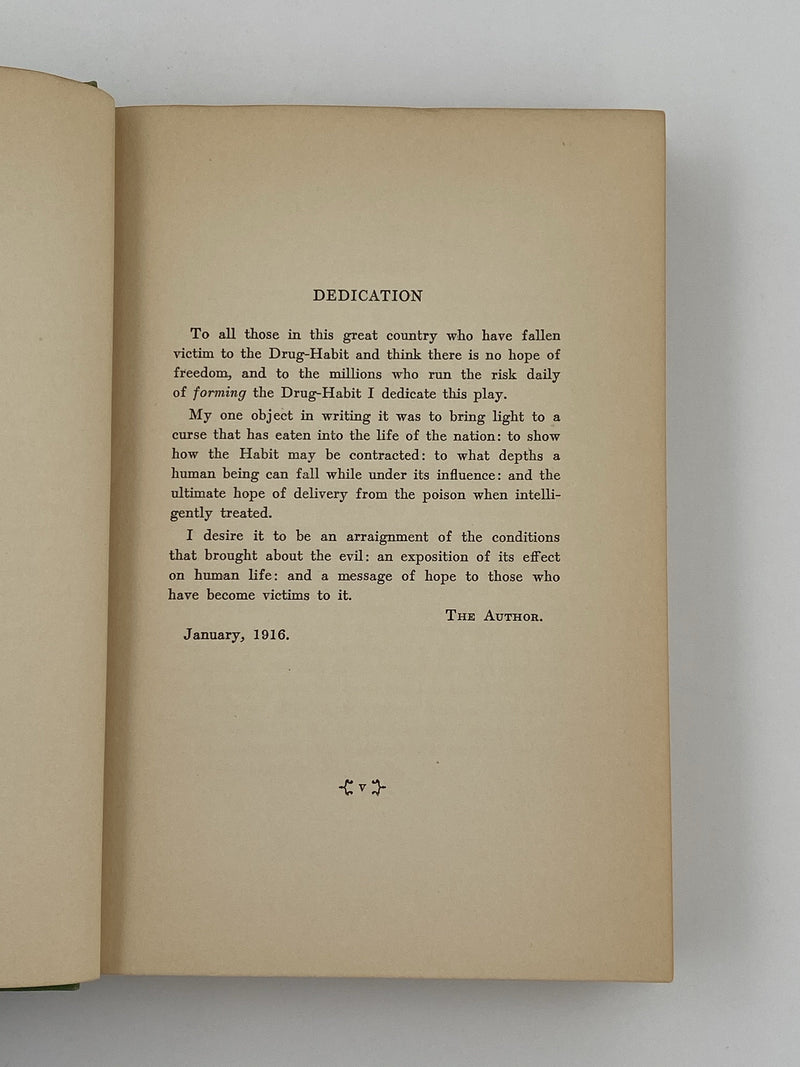 Charles Towns Preface - Wreckage: A Drama in Three Acts by J. Hartley Manners - 1916 - Very Rare Recovery Collectibles