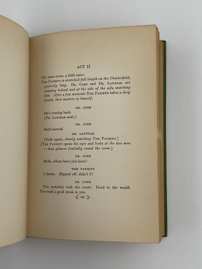 Charles Towns Preface - Wreckage: A Drama in Three Acts by J. Hartley Manners - 1916 - Very Rare Recovery Collectibles