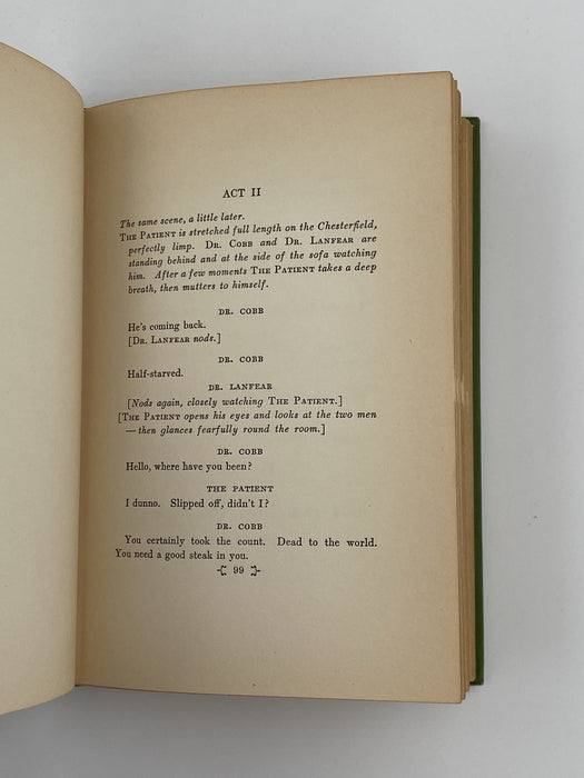 Charles Towns Preface - Wreckage: A Drama in Three Acts by J. Hartley Manners - 1916 Very Rate Recovery Collectibles