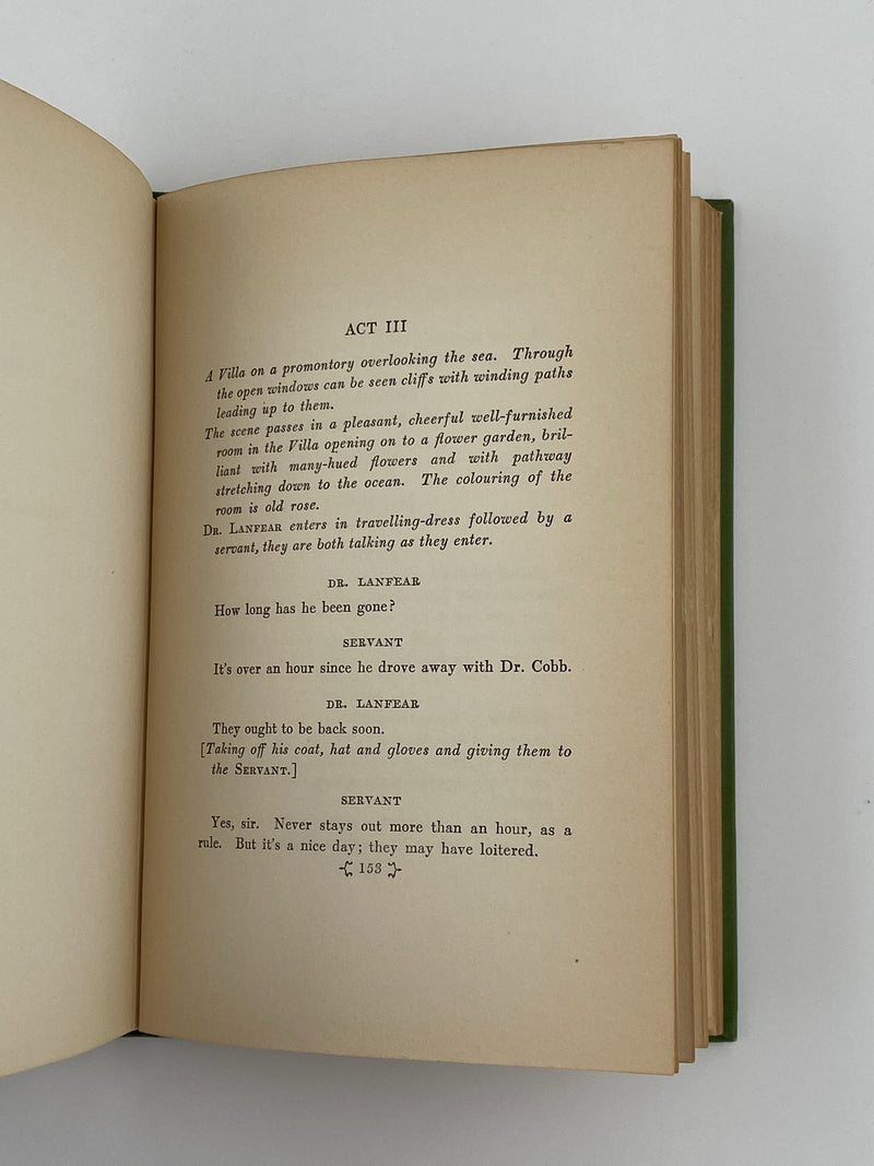 Charles Towns Preface - Wreckage: A Drama in Three Acts by J. Hartley Manners - 1916 - Very Rare Recovery Collectibles