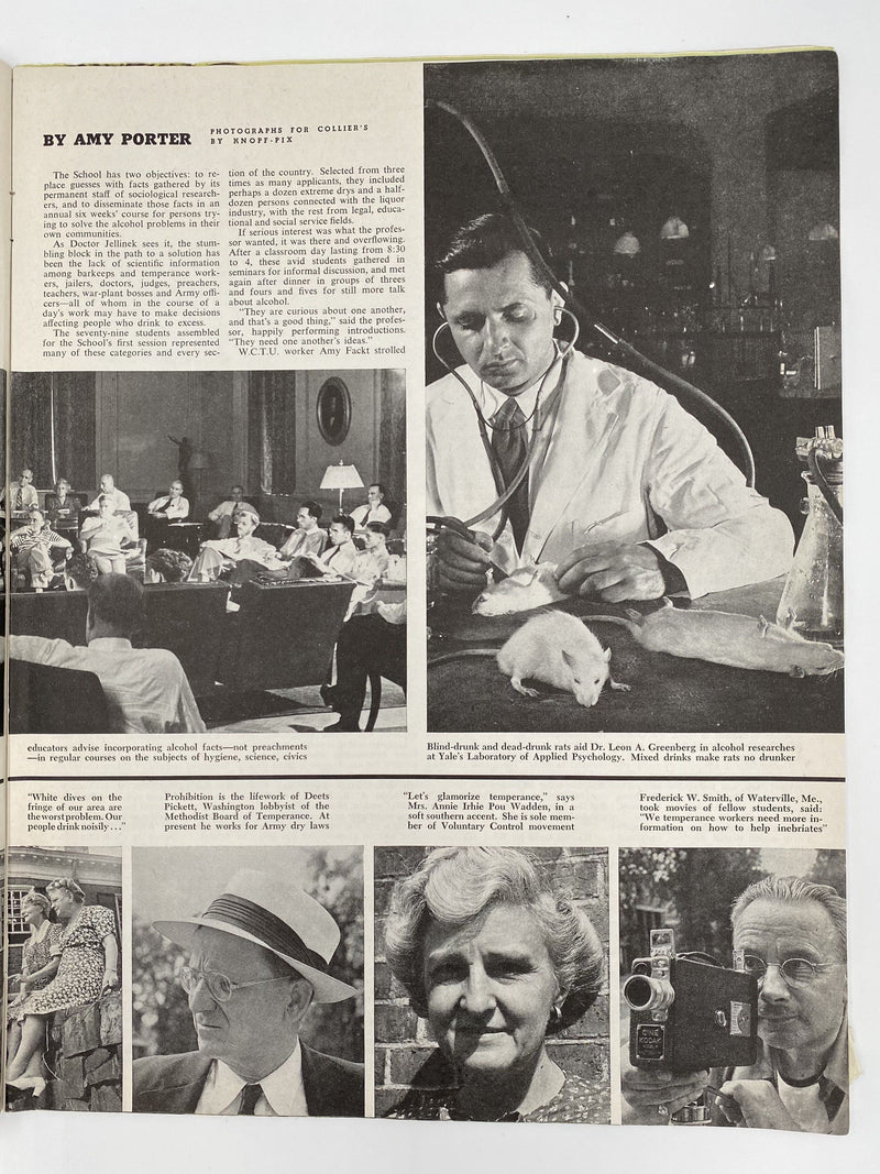 Collier’s - October 30, 1943 - Wet and Dry School Recovery Collectibles