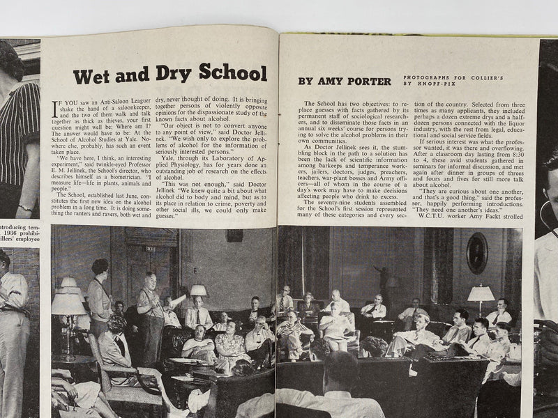 Collier’s - October 30, 1943 - Wet and Dry School Recovery Collectibles