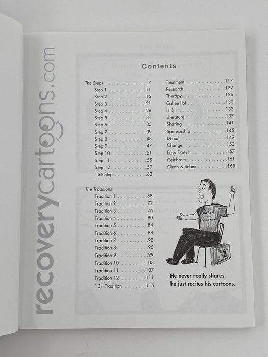 Conference Approved 12 Step Recovery Cartoons - Signed First Printing 2003 Recovery Collectibles