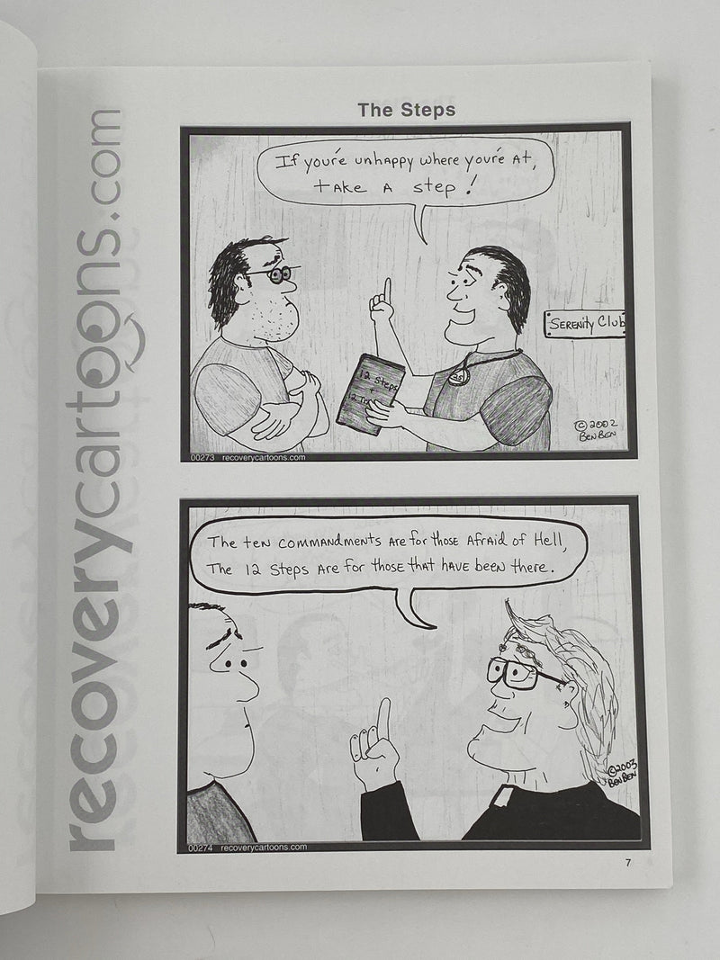 Conference Approved 12 Step Recovery Cartoons - Signed First Printing 2003 Recovery Collectibles
