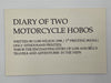 Diary of Two Motorcycle Hobos by Lois Wilson - 1998 David Shaw
