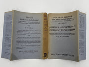 Effects of Alcohol on the Individual by E.M. Jellinek - Volume 1 Recovery Collectibles