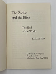 Emmet Fox - The Zodiac and the Bible: The End of the World - 1961 Recovery Collectibles