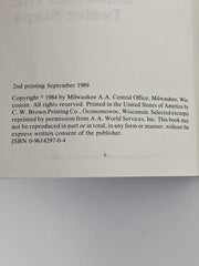 Father Mac Discusses The Twelve Steps - 2nd Printing 1989 Recovery Collectibles