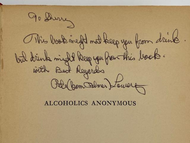 First Edition 1st Printing Signed by Searcy W., Bill Pittman, Pete L. - Alcoholics Anonymous Big Book Recovery Collectibles