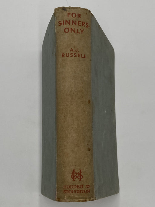 For Sinners Only by A.J. Russell - 9th English Printing 1932 Recovery Collectibles