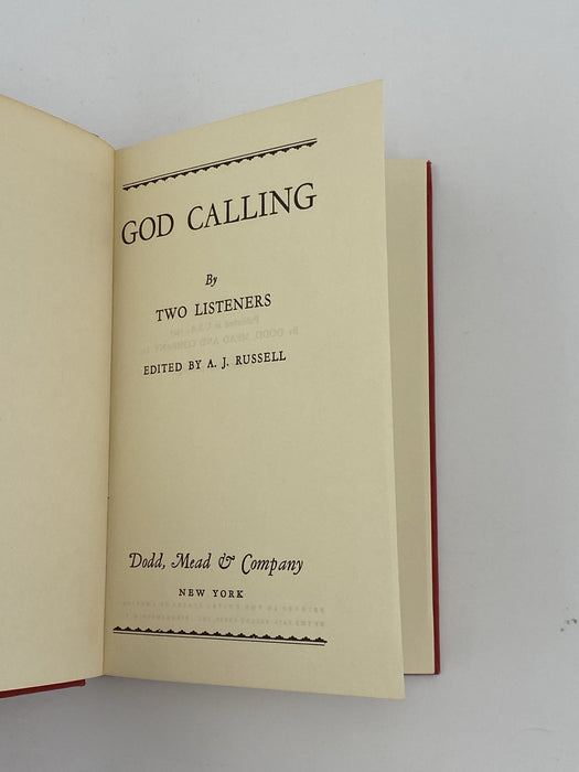 God Calling edited by A.J. Russell - 25th Printing 1945 Recovery Collectibles
