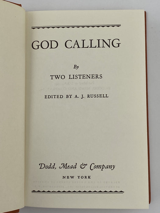 God Calling edited by A.J. Russell - 31st Printing 1945 - ODJ Recovery Collectibles