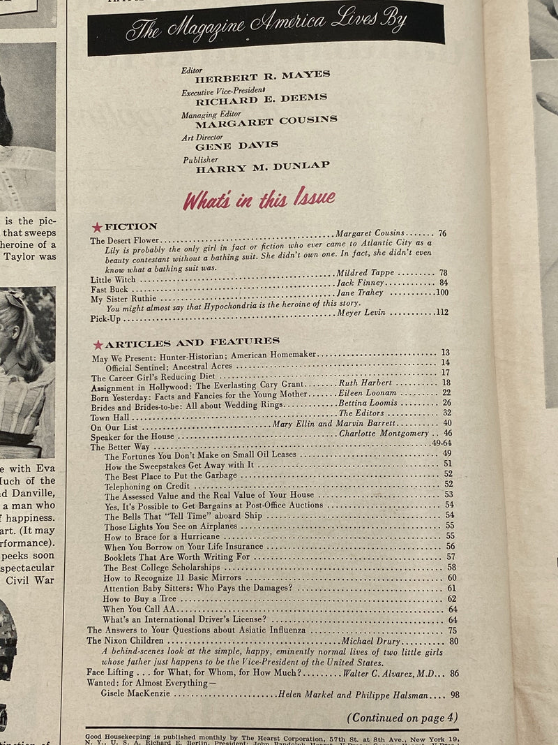 Good Housekeeping - When You Call AA - September 1957 Recovery Collectibles