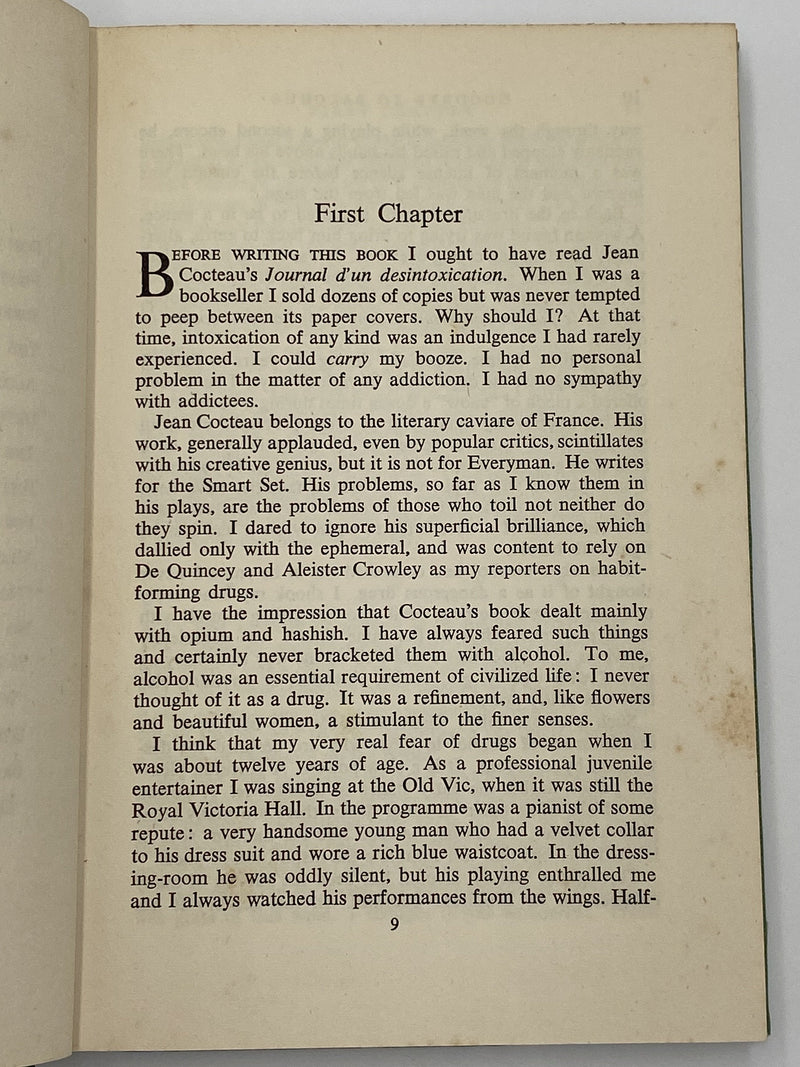Goodbye To Bacchus: An Alcoholic Actor’s Escape From Hell by Vernon Charles Recovery Collectibles