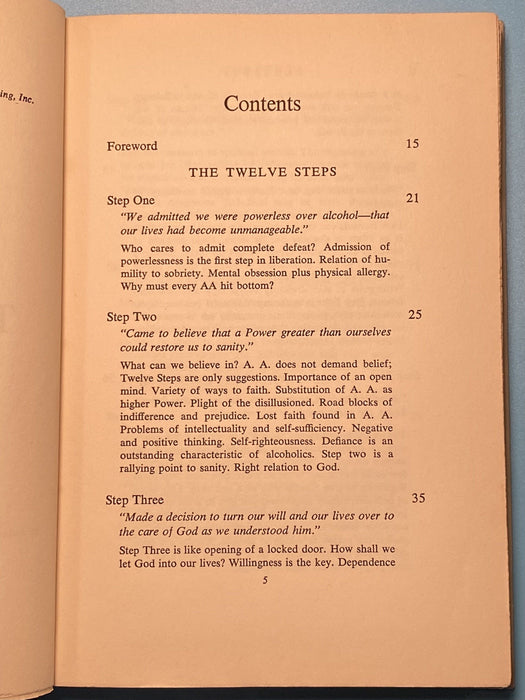 Harper’s First Printing Twelve Steps and Twelve Traditions from 1953 David Shaw